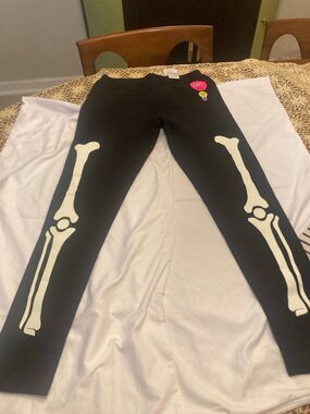 Girl’s Size XXL Skeleton Leggings Glow in the Dark/Children's Place NWT